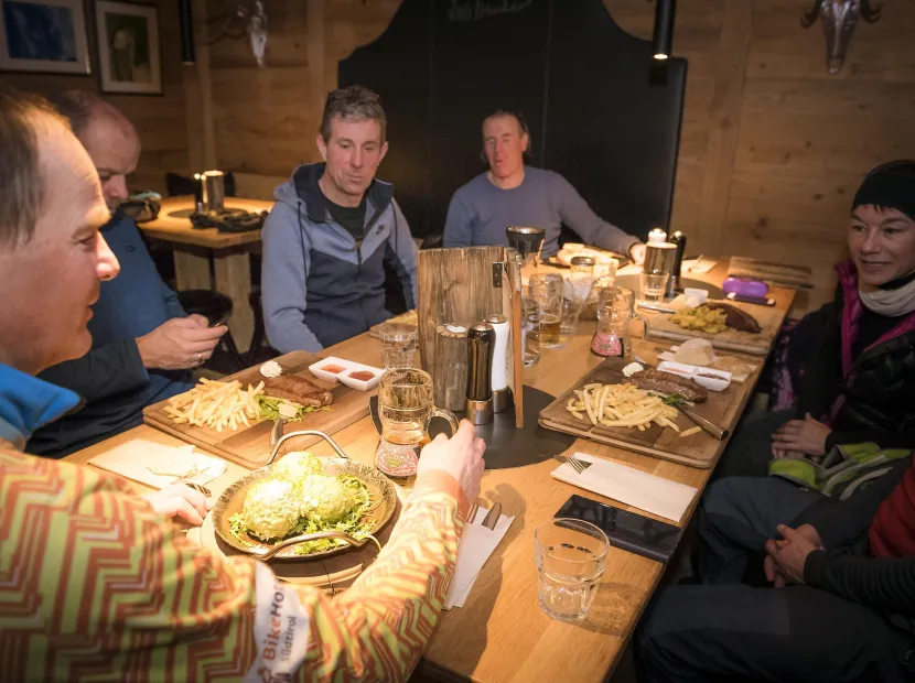 Evening E-Bike Tour with Dinner in a Mountain Hut