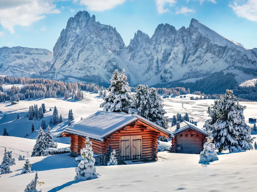 Winterwanderung auf der Seiser Alm
