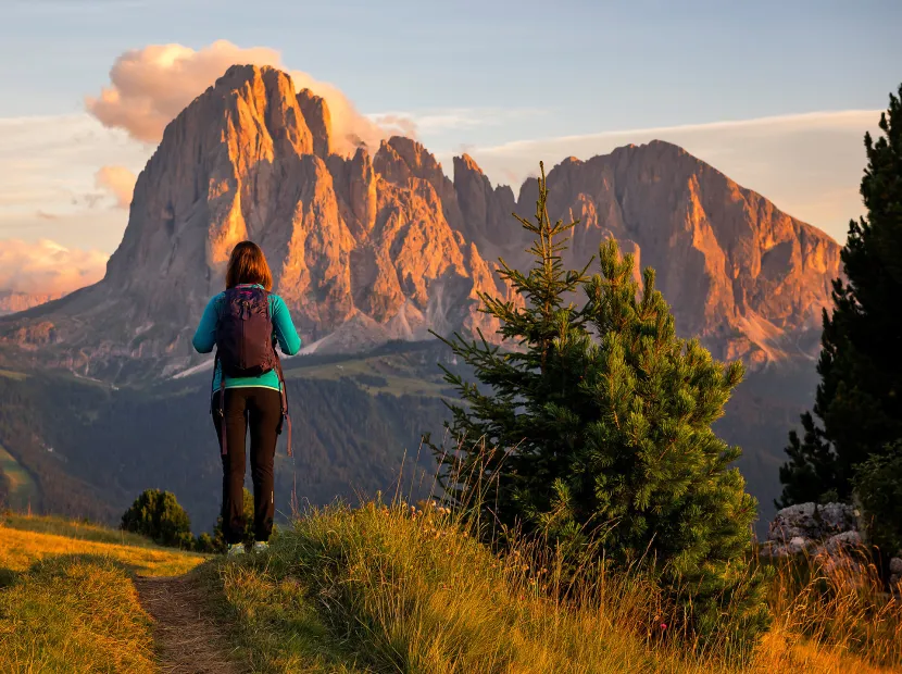 Enrosadira: Escursione al tramonto al Sëurasas