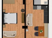 Dolomira - Residence Aretia - Living & breakfast