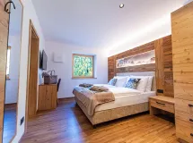 Ferienwohnung mit 2 Schlafzimmern und Panoramaterrasse - Apartments Luech da Perteut Panorama & Wellness - Bauernhof