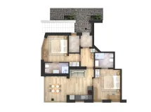 Ferienwohnung mit 2 Schlafzimmer und Wintergarten - Apartments Cësa Ploner