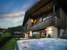 Private chalet with sauna, whirlpool and garden - Apartment Amie Chalet