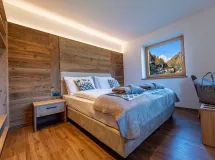 Ferienwohnung mit 2 Schlafzimmern und Panoramaterrasse - Apartments Luech da Perteut Panorama & Wellness - Bauernhof