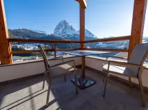 Ferienwohnung mit 2 Schlafzimmern und Panoramaterrasse - Apartments Luech da Perteut Panorama & Wellness - Bauernhof
