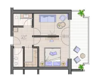 Salames Suite | 40 m² | 2-4 pers. - Hotel Pinei Nature & Spirit