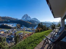 Ferienwohnung mit 2 Schlafzimmern und Panoramaterrasse - Apartments Luech da Perteut Panorama & Wellness - Bauernhof