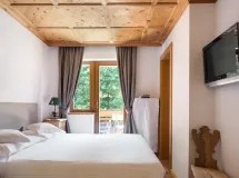 Einzelzimmer mit Balkon - Garni-Hotel Mountainhome Villa Anna