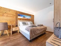 Ferienwohnung mit 2 Schlafzimmern und Panoramaterrasse - Apartments Luech da Perteut Panorama & Wellness - Bauernhof