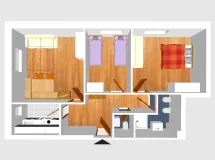 Residence - Three-Bedroom Apartment - La Tambra Hotel Lodge & Residence