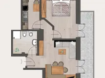 Appartamento per 2 persone - Apartments Prasquell Hof - Agriturismo