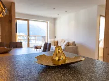Ferienwohnung mit 2 Schlafzimmern und Panoramaterrasse - Apartments Luech da Perteut Panorama & Wellness - Bauernhof