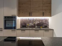 Ferienwohnung mit 2 Schlafzimmern und Panoramaterrasse - Apartments Luech da Perteut Panorama & Wellness - Bauernhof