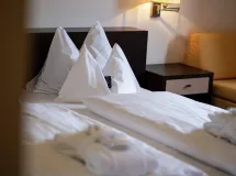 Camera doppia/matrimoniale superior con vista Sassolungo - Monte Pana – Dolomites Hotel