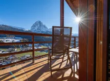 Ferienwohnung mit 2 Schlafzimmern und Panoramaterrasse - Apartments Luech da Perteut Panorama & Wellness - Bauernhof