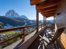 Ferienwohnung mit 2 Schlafzimmern und Panoramaterrasse - Apartments Luech da Perteut Panorama & Wellness - Bauernhof