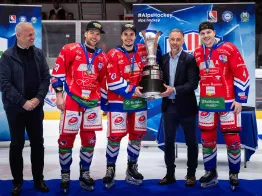 Ice hockey league match of Hockey Club Gherdëina