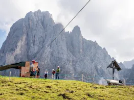 Zipline Monte Pana - Chair lift Monte Pana