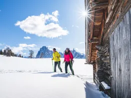 Winterwanderung auf der Seiser Alm