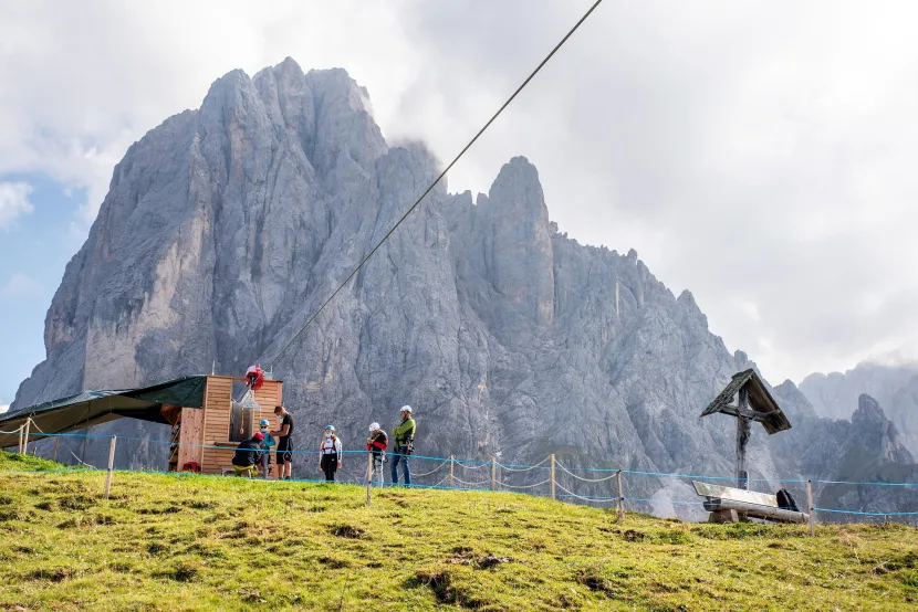Zipline Monte Pana - Chair lift Monte Pana
