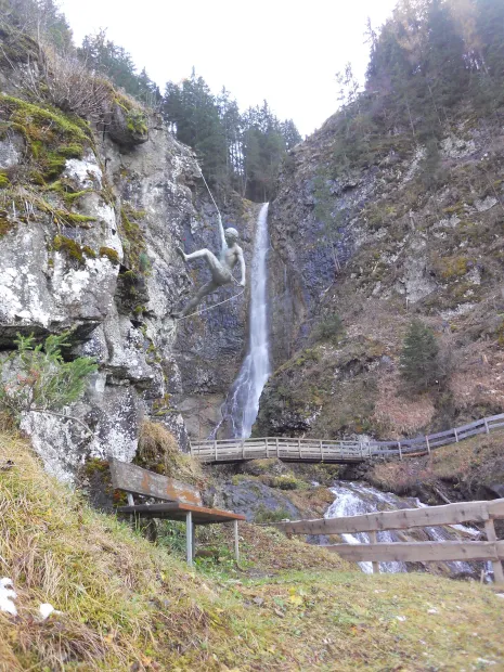 Der Kletterer - Wasserfall Tervela