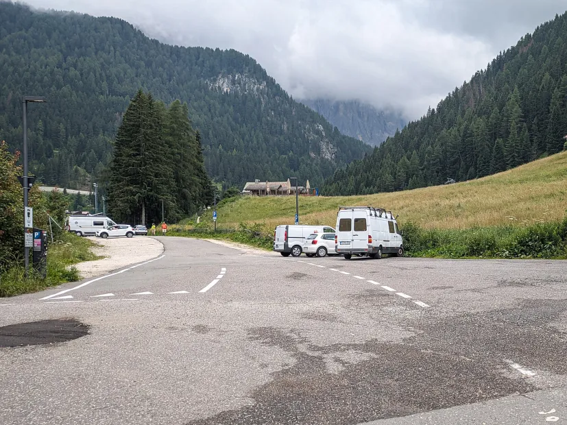 Parkplatz Isgla