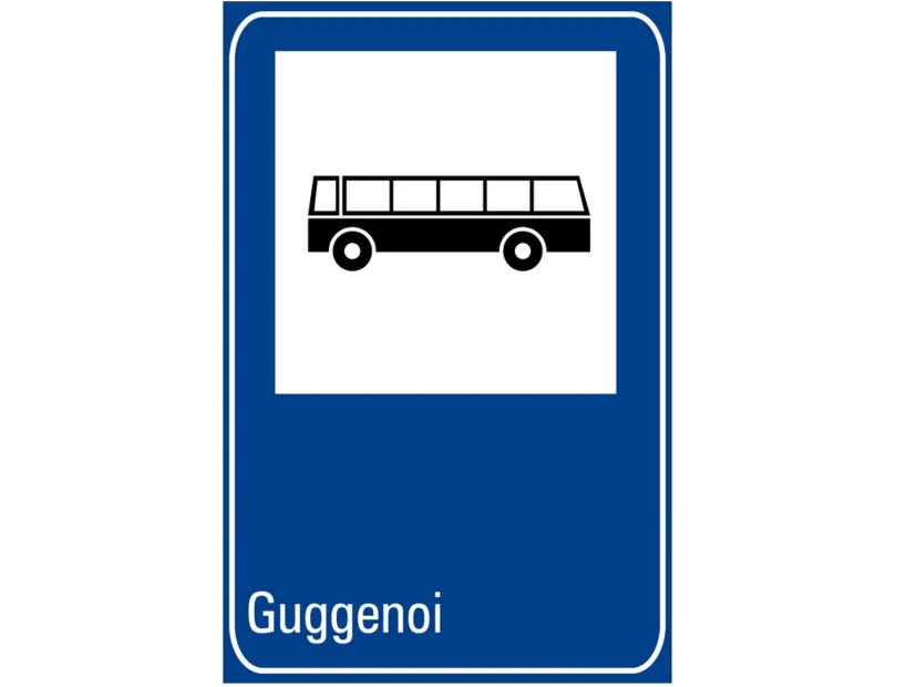 Bus stop Ortisei - Guggenoi